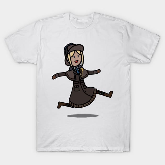 Lady Truth Cartoon 3 T-Shirt by gagimas